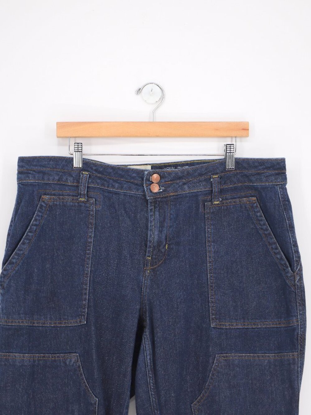 PILCRO The Wanderer Mid-Rise Relaxed-Leg Jeans Size 18W - Picture 3 of 7
